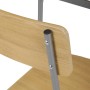Jídelní set s 2 židlemi, 70x70x76cm, mdf, dub, AUT-O2122 OAK