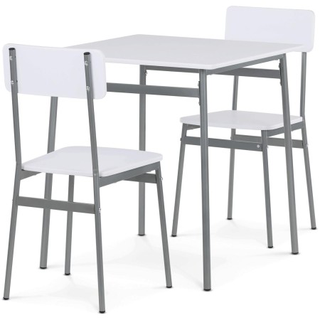 Jídelní set s 2 židlemi, 70x70x76cm, mdf AUT-O2122 WT