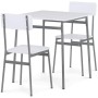 Jídelní set s 2 židlemi, 70x70x76cm, mdf AUT-O2122 WT