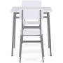 Jídelní set s 2 židlemi, 70x70x76cm, mdf AUT-O2122 WT