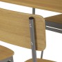 Jídelní set s 4 židlemi, 110x70x76cm, mdf, divoký dub, AUT-O2156 OAK
