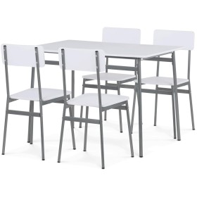 Jídelní set s 4 židlemi, 110x70x76cm, mdf AUT-O2156 WT