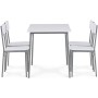 Jídelní set s 4 židlemi, 110x70x76cm, mdf AUT-O2156 WT