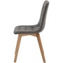 Jídelní židle, šedá, látka, CT-291 GREY2
