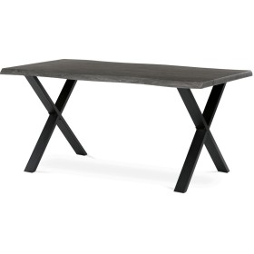 Jídelní stůl 160x90cm, mdf, šedý dub, HT-F4316 GREY
