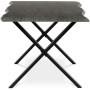 Jídelní stůl 160x90cm, mdf, šedý dub, HT-F4316 GREY