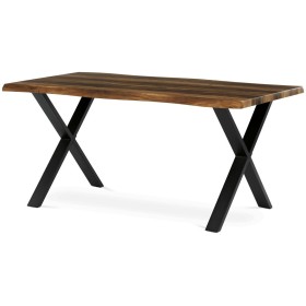 Jídelní stůl 160x90cm, mdf, old wood, HT-F4316 OLW