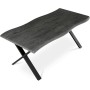 Jídelní stůl 180x90cm, mdf, šedý dub, HT-F4318 GREY