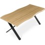 Jídelní stůl 180x90cm, mdf, divoký dub, HT-F4318 OAK