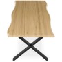 Jídelní stůl 180x90cm, mdf, divoký dub, HT-F4318 OAK