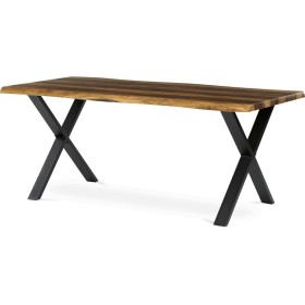 Jídelní stůl 180x90cm, mdf, old wood, HT-F4318 OLW