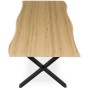 Jídelní stůl 210x100cm, mdf, divoký dub, HT-F4321 OAK