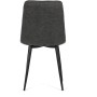 Jídelní židle, šedá, látka, CT-G2048 GREY2