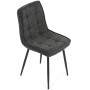Jídelní židle, šedá, látka, CT-G2048 GREY2
