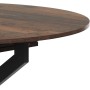 Jídelní stůl rozkládací 120-160x120 cm, melamin, old wood, DT-I1120 OLW2