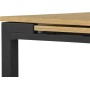 Jídelní stůl rozkládací 60-90x60 cm, melamin, dub, GDT-206 OAK