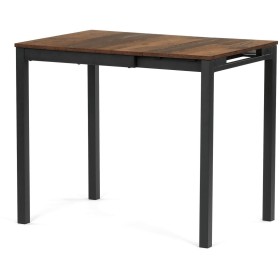 Jídelní stůl rozkládací 60-90x60 cm, melamin, old wood, GDT-206 OLW2