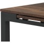 Jídelní stůl rozkládací 60-90x60 cm, melamin, old wood, GDT-206 OLW2