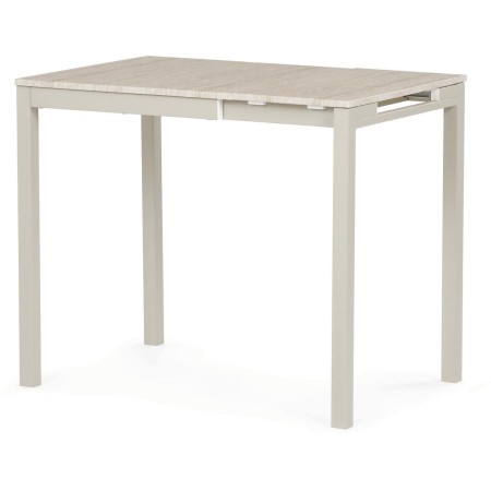 Jídelní stůl rozkládací 60-90x60 cm, melamin, travertin, GDT-206 TRV
