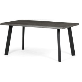 Jídelní stůl 160x90cm, mdf, šedý dub, HT-F4516 GREY