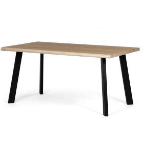 Jídelní stůl 160x90cm, mdf, divoký dub, HT-F4516 OAK