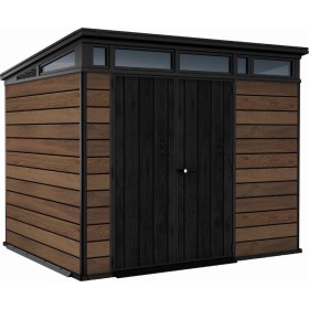 Zahradní domek Keter Signature 9x7 Walnut, s podlahou