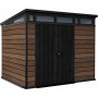 Zahradní domek Keter Signature 9x7 Walnut, s podlahou