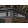 Zahradní domek Keter PENT Signature 9x7 Walnut, s podlahou