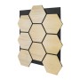 Akustický panel G21 81,5x66,5x2,1 cm plástev, přírodní dub