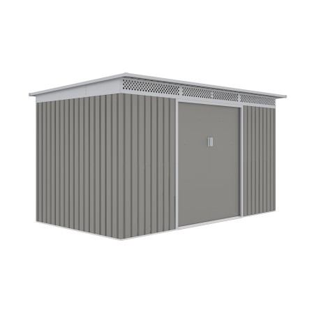 Zahradní domek G21 GRAH 700 - 340 x 206 cm, metalický šedý