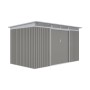 Zahradní domek G21 GRAH 700 - 340 x 206 cm, metalický šedý