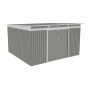 Zahradní domek G21 GRAH 1132 - 340 x 333 cm, metalický šedý