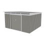 Zahradní domek G21 GRAH 1132 - 340 x 333 cm, metalický šedý