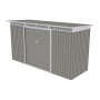 Zahradní domek G21 GRAH 483 - 340 x 142 cm, metalický šedý