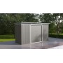 Zahradní domek G21 GRAH 483 - 340 x 142 cm, metalický šedý