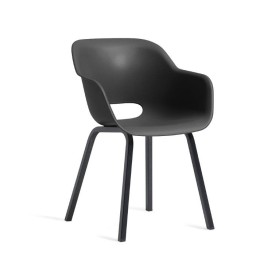 Zahradní křeslo Keter Noa cup grafitové, kovové nohy, 2 ks