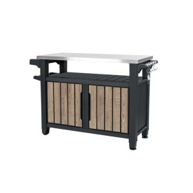 Grilovací stolek Keter UNITY XL 207 l Ashwood