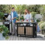 Grilovací stolek Keter UNITY XL 207 l Ashwood