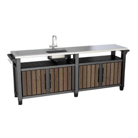 Grilovací stolek Keter UNITY Chef 415 l Walnut