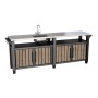 Grilovací stolek Keter UNITY Chef 415 l Ashwood