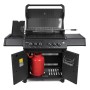Plynový gril G21 Michigan BBQ Premium Line, 6 hořáků + zdarma redukční ventil