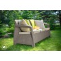 Zahradní nábytek Keter Corfu love seat max třísedačková pohovka cappuccino, poškozený obal
