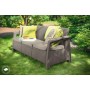 Zahradní nábytek Keter Corfu love seat max třísedačková pohovka cappuccino, poškozený obal