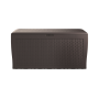 Zahradní box Keter Samoa Rattan Box 270L hnědý