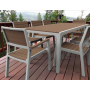 Zahradní nábytek Keter Harmony set stůl + 4 židle bílý / cappuccino