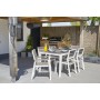 Zahradní nábytek Keter Harmony set stůl + 4 židle bílý / cappuccino