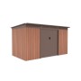 Zahradní domek G21 GRAH 700 - 340 x 206 cm, hnědý