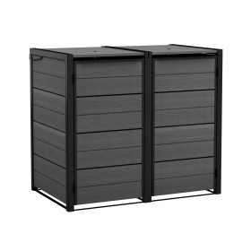 Zahradní box Keter Hide Away na popelnice 240 l šedý