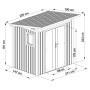 Zahradní domek G21 Madison 427 - 225 x 190 cm, slate grey