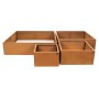 Vyvýšený záhon G21 70 x 32 x 70 cm, Corten